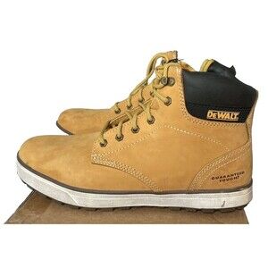 DeWalt Men’s Leather Work Boots Size 13W Brown Steel Toe Safety Toe Durable